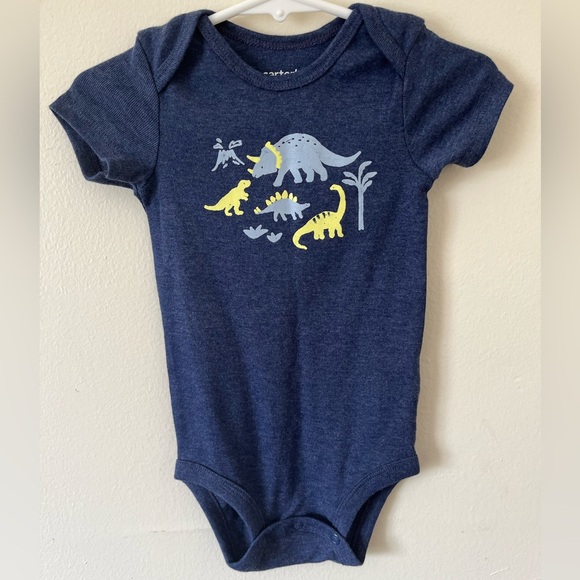 6-9 Month Carter’s Dino Onesie - Picture 1 of 9